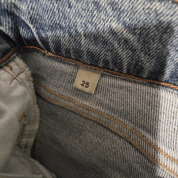 Citizens Of Humanity Olivia Jeans Womens Sz 25 High Rise Slim Ankle Distressed - Picture 14 of 16